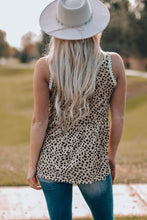 Load image into Gallery viewer, Stories Told Leopard & Lace Tank Top