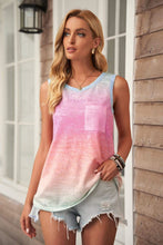 Load image into Gallery viewer, Rainbow Sunset Ombre Tank
